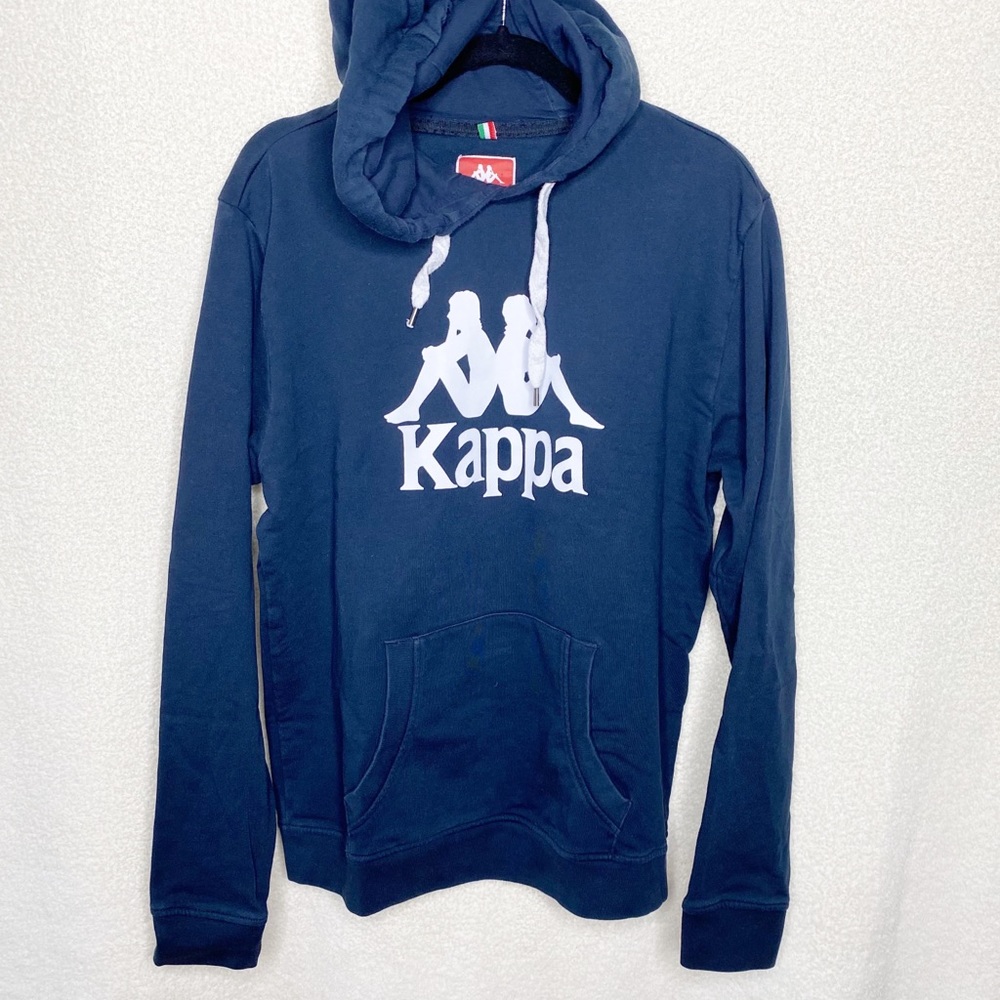 {Kappa} blue logo hoodie